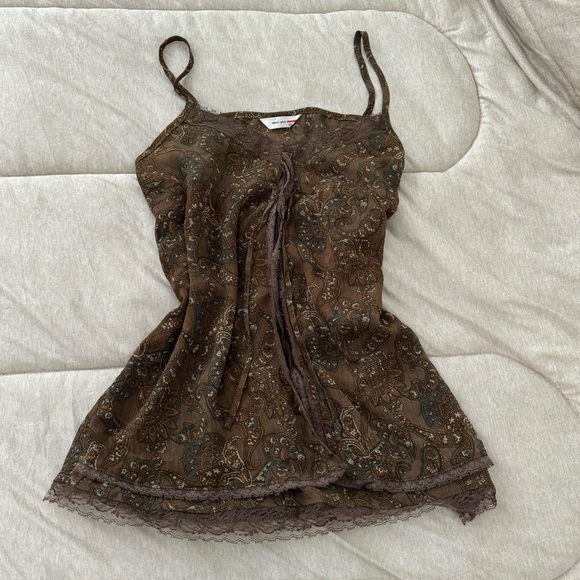 COPY - Y2K brown top - Picture 1 of 2